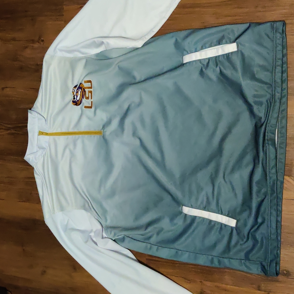 LSU 1/4 zip pullover xl
